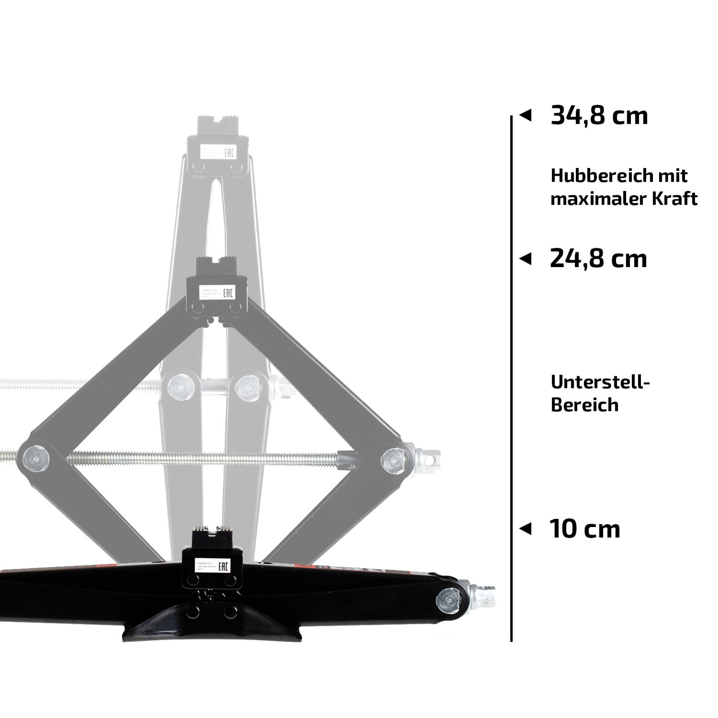 Premium Scherenwagenheber 1,0t | HEYNER® UltraLift S PRO