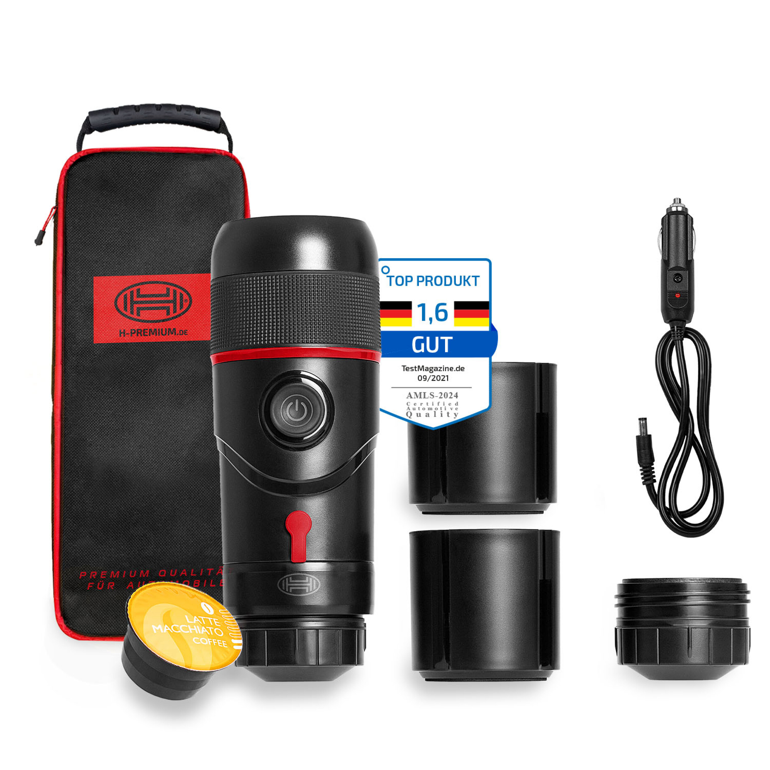 Premium Espressomaschine 12V | HEYNER® Espresso GO