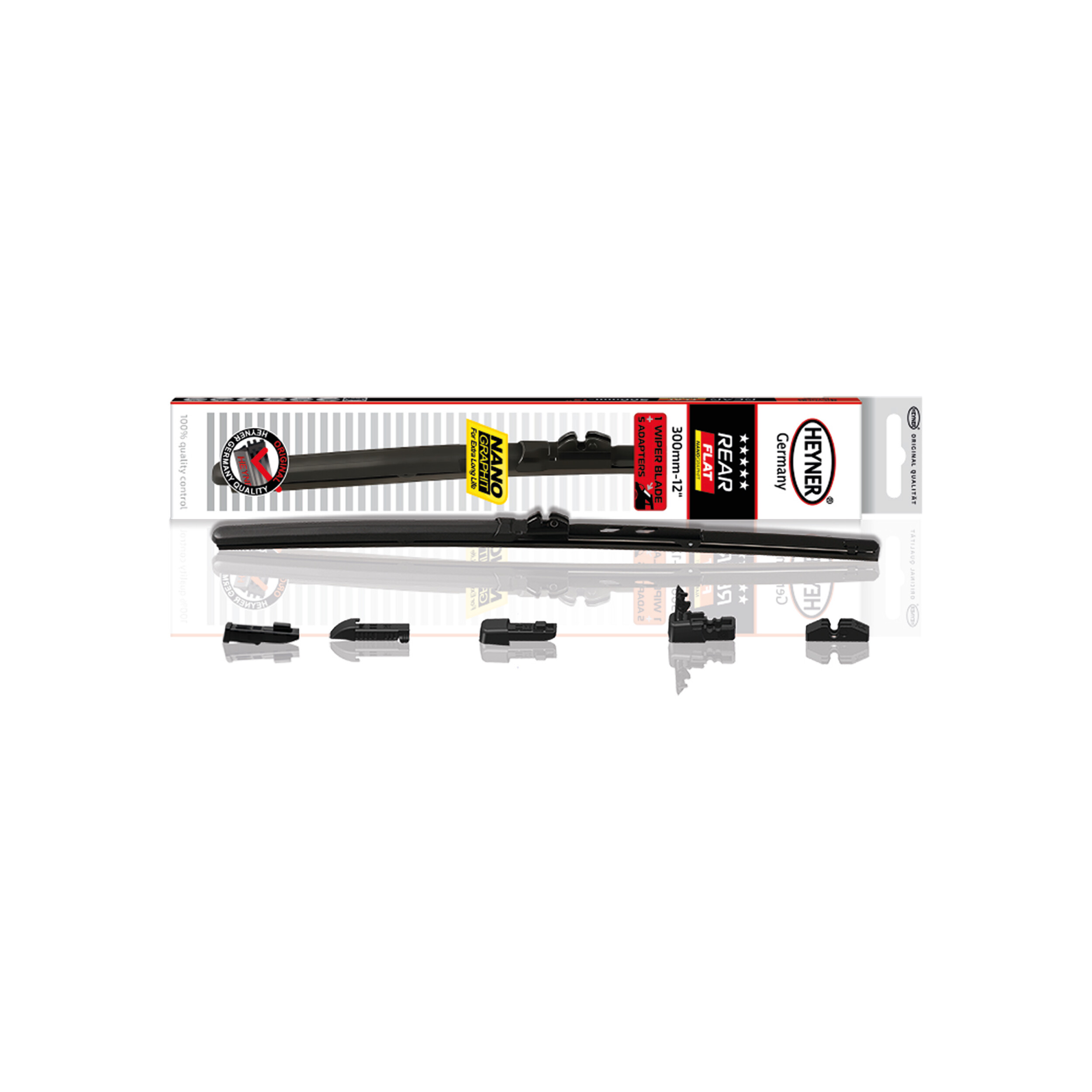 Heckwischerblatt 12"/300 mm | HEYNER® REAR FLAT