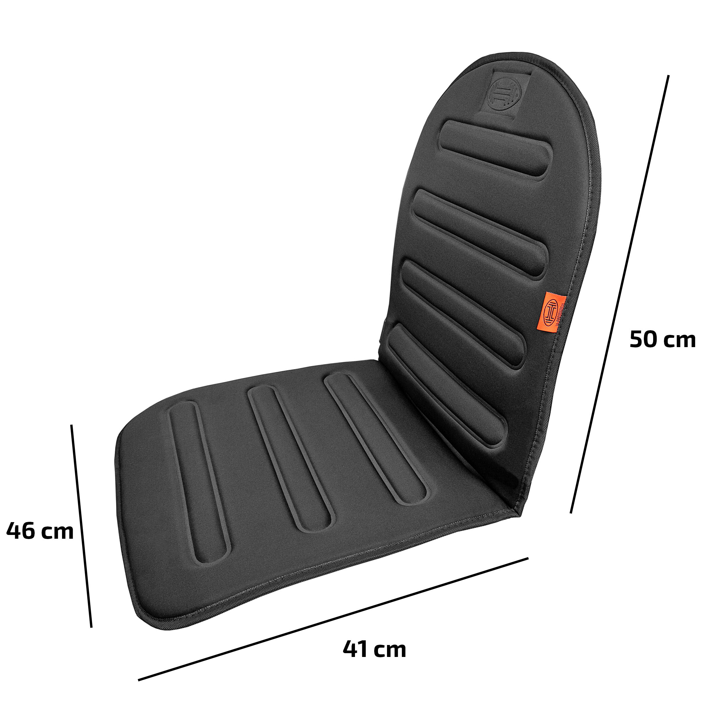 Auto-Sitzauflage beheizbar 12V schwarz | HEYNER® Warm Comfort SAFE