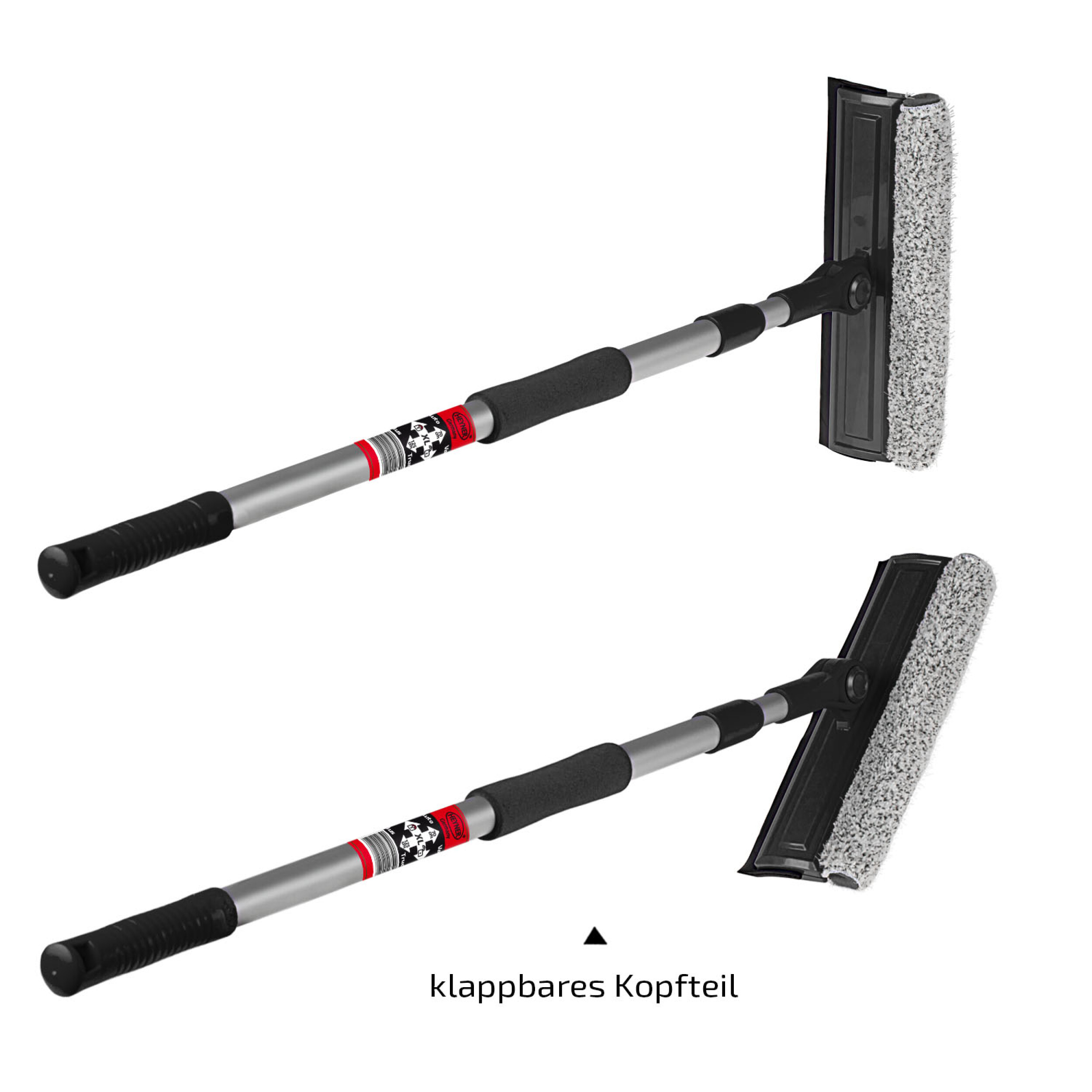 Premium Scheibenreiniger INSECT Alu faltbar + Teleskop | HEYNER® Insect Cleaner XL PRO