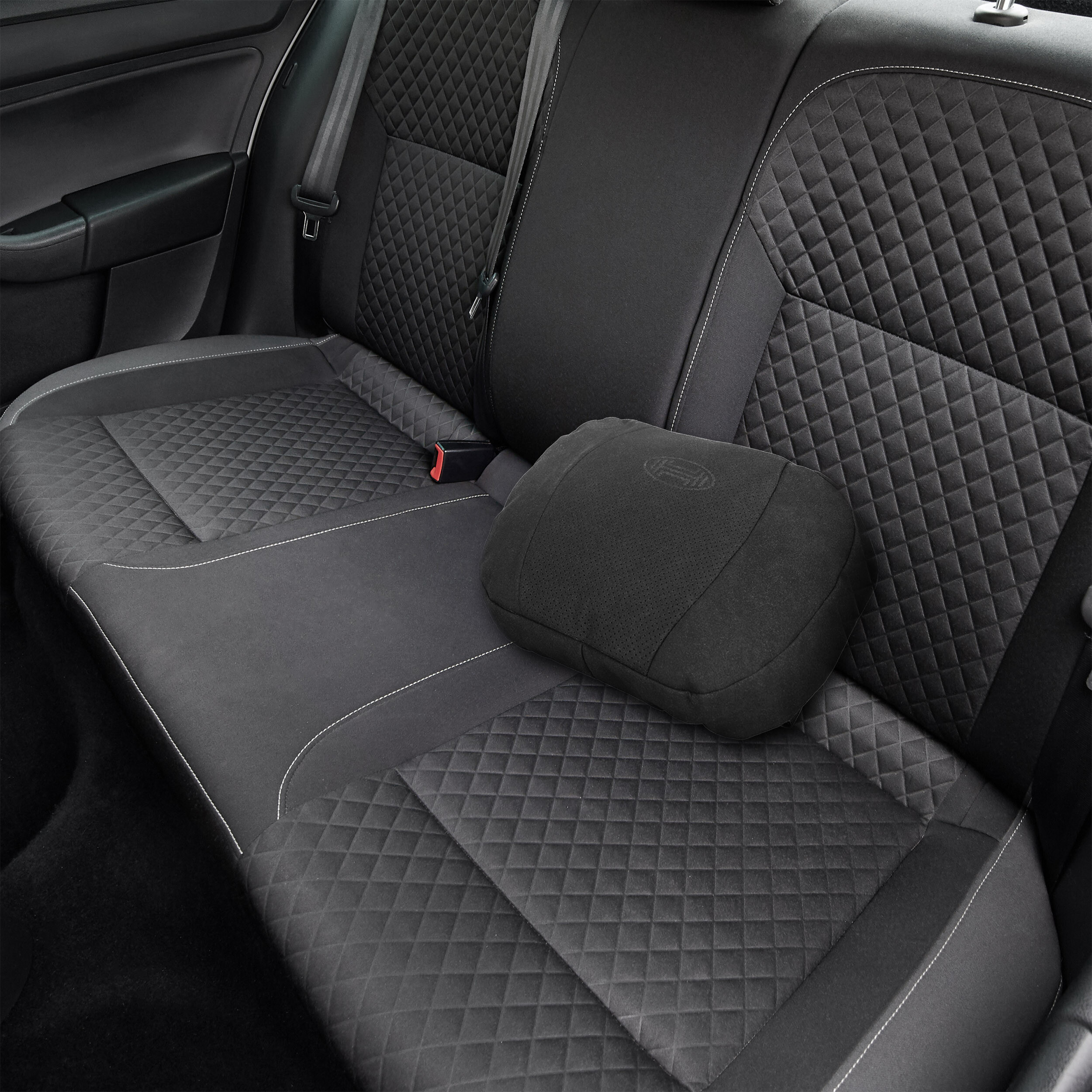Premium headrest cushion black | HEYNER® HeadCushion ERGO