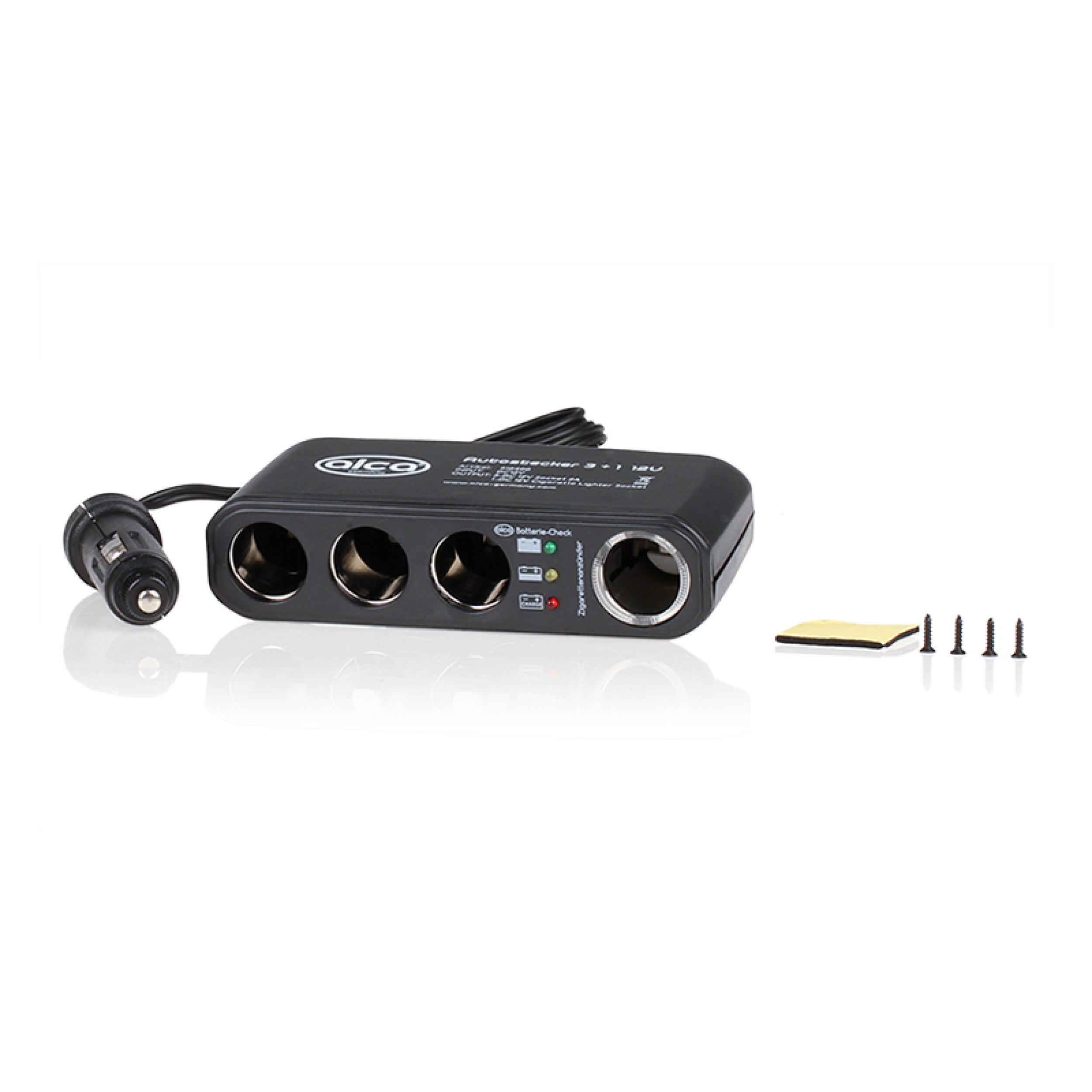 Vierfachstecker 12V | alca® Auto Stecker x4