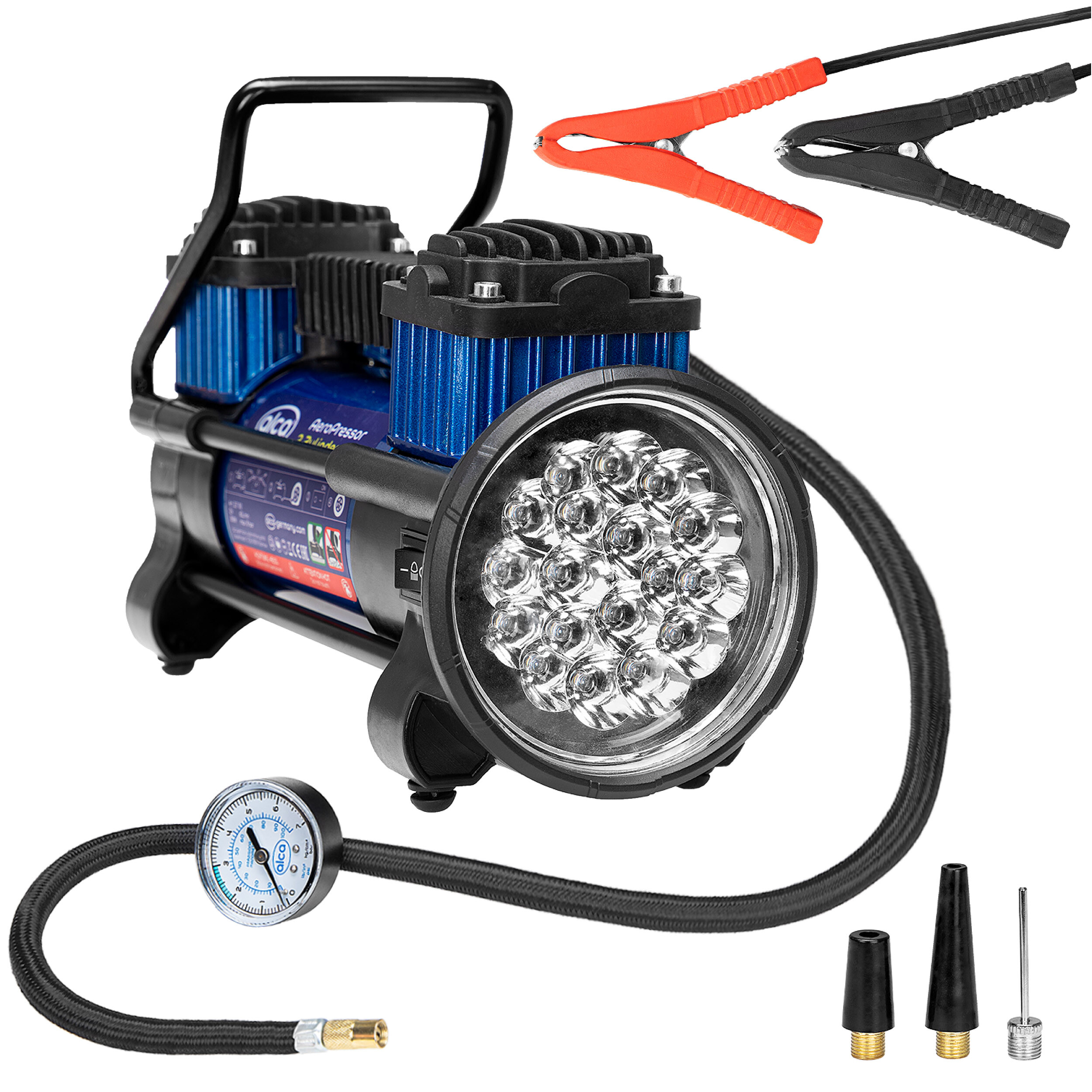 Kraft-Kompressor 12 V | alca® AeroPressor 2 Zylinder