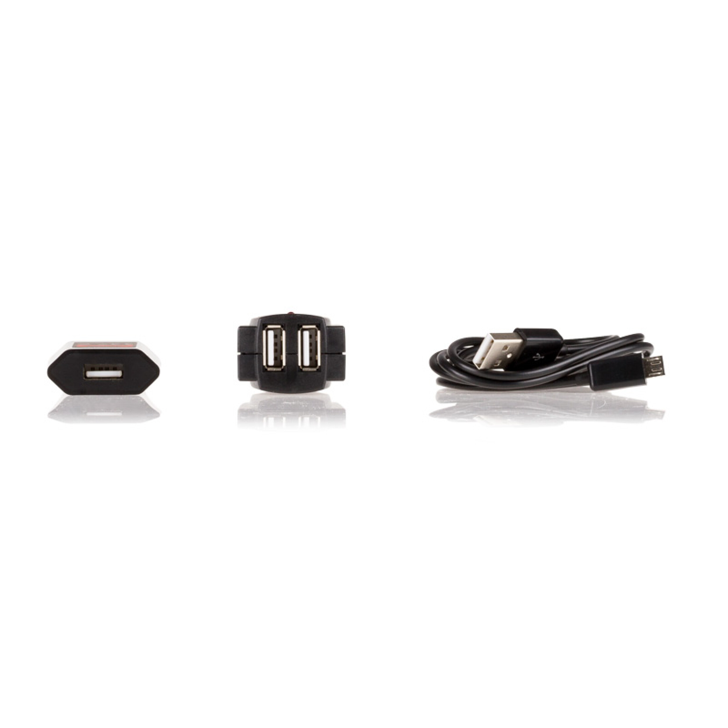 3in1 Ladegerät MicroUSB +230V | HEYNER® Mobile Energy PRO