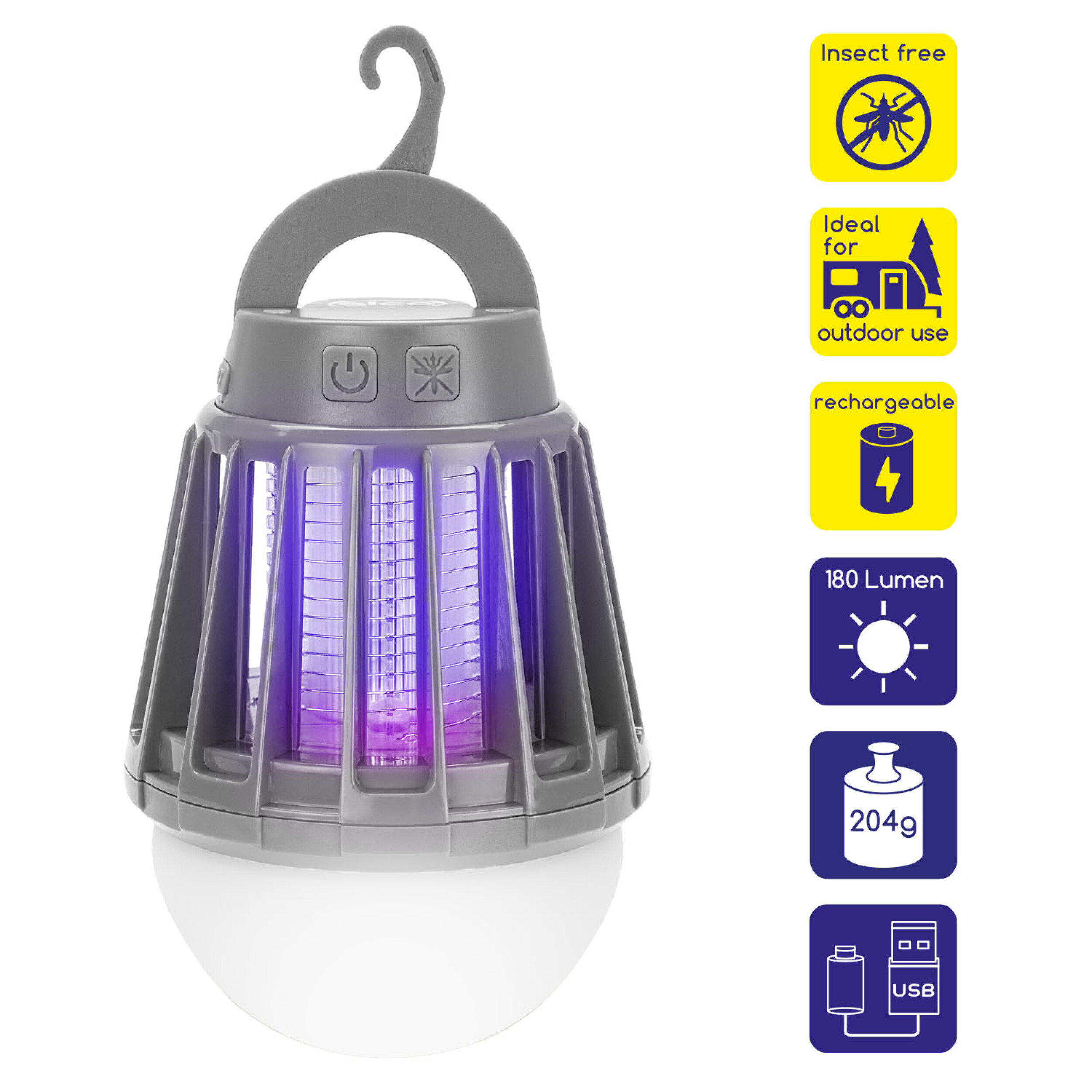 Elektrische Insektenlampe | alca® MosquitoVolt
